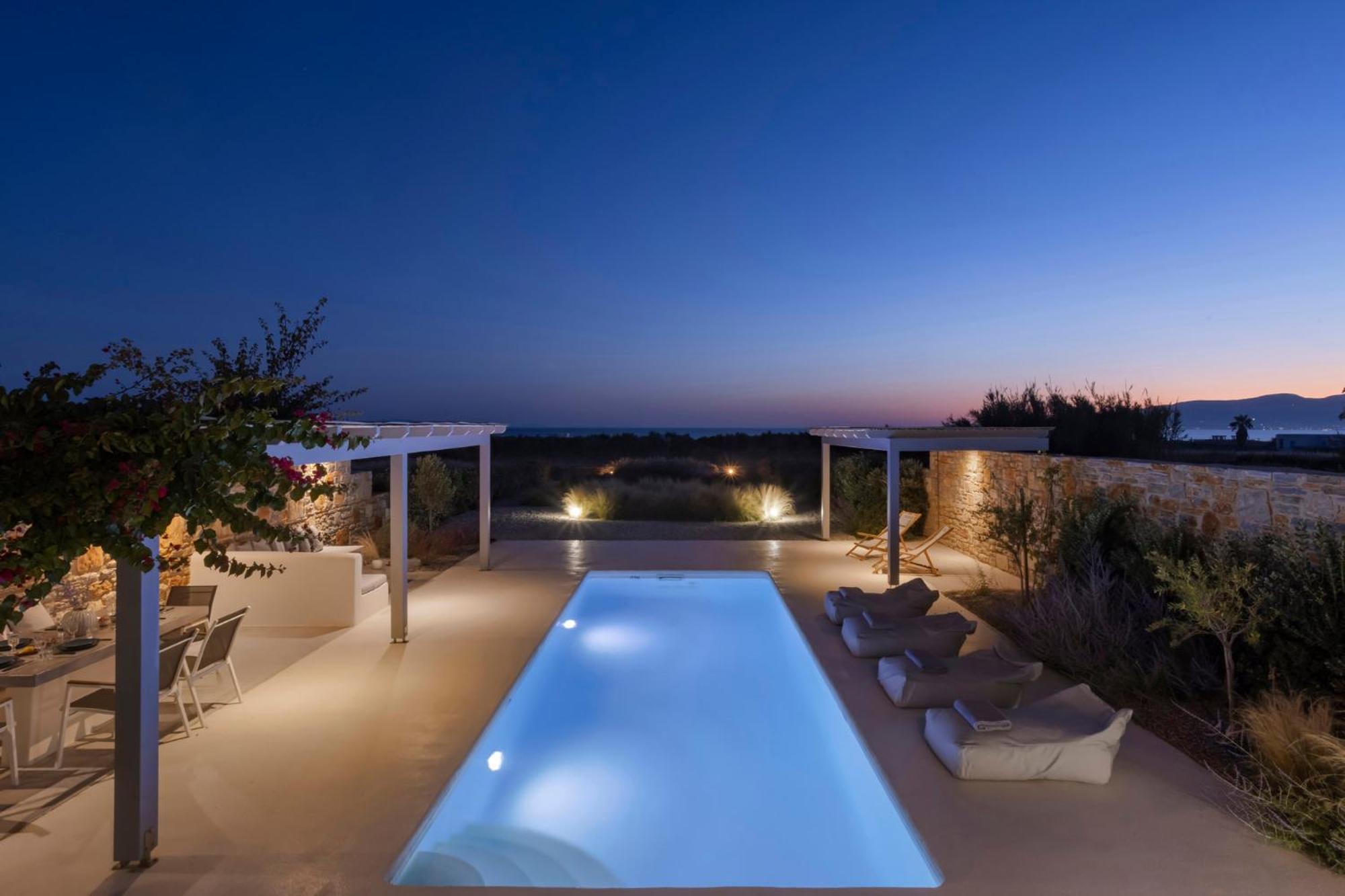 Villa Dione, Private Pool & Seaview By Naxos Dunes Kastraki  Luaran gambar