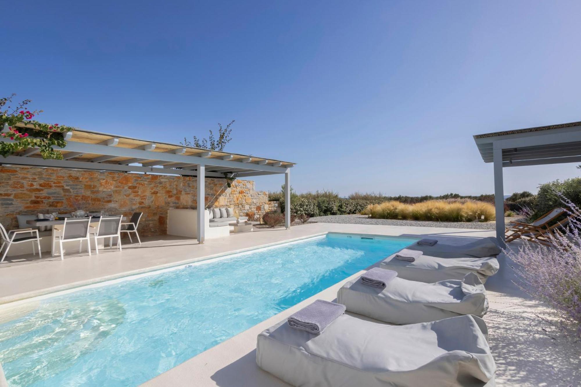 Villa Dione, Private Pool & Seaview By Naxos Dunes Kastraki  Luaran gambar