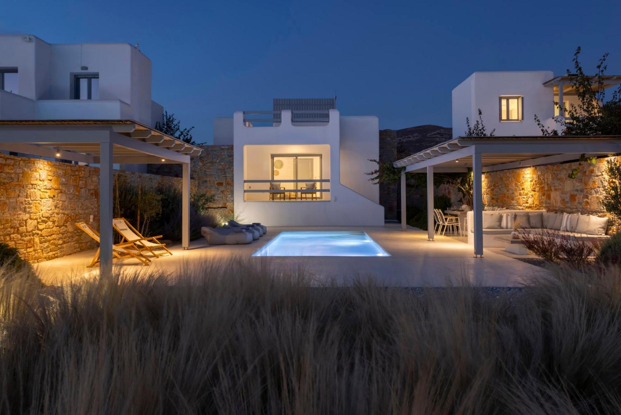 Villa Dione, Private Pool & Seaview By Naxos Dunes Kastraki  Luaran gambar
